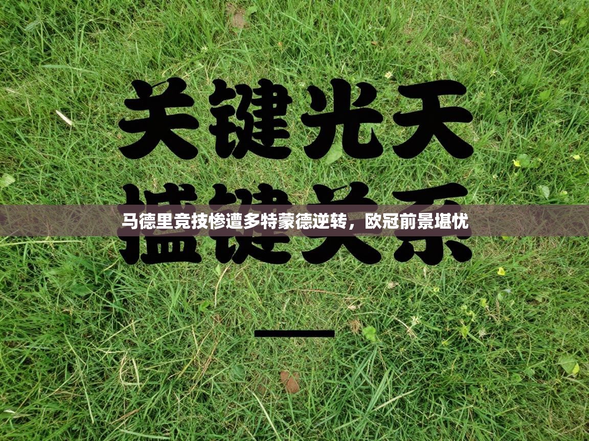 马德里竞技惨遭多特蒙德逆转，欧冠前景堪忧  第2张